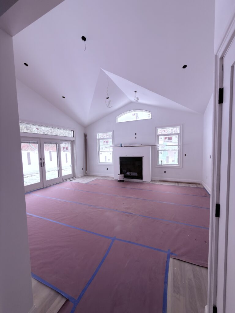 Great room remodel with vaulted ceiling - Action Construction